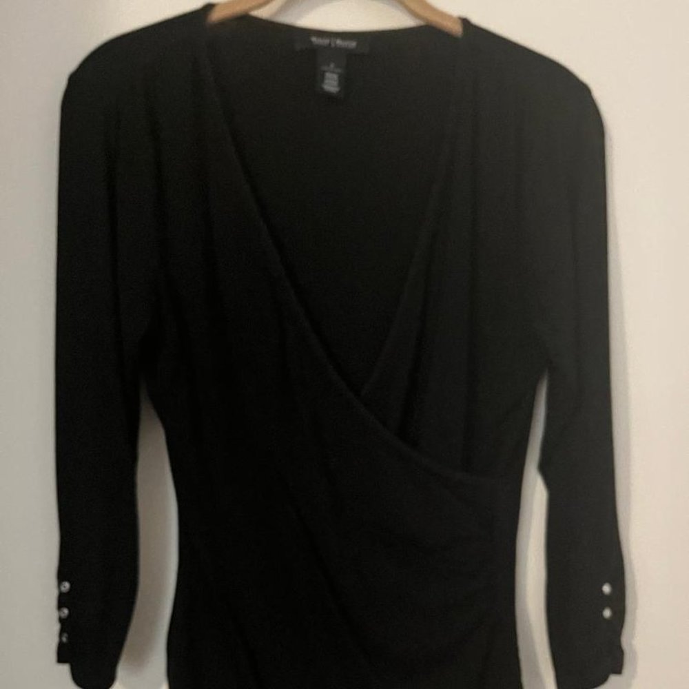 White House Black Market Black Top Size Small